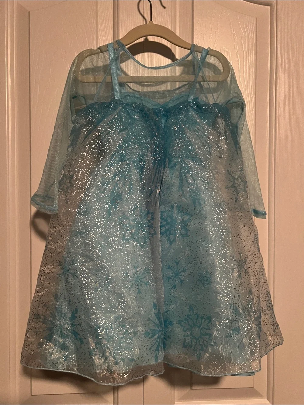 Disney Blue Elsa Sequin Princess Costume Dress